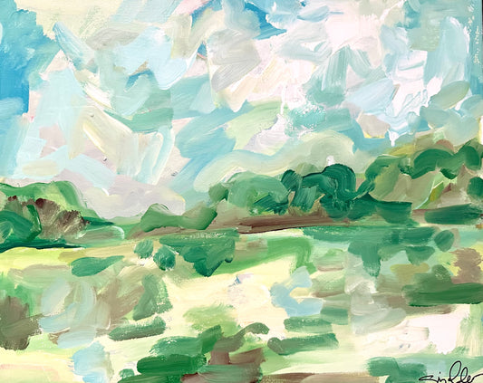 Landscape in Impressionistic Style